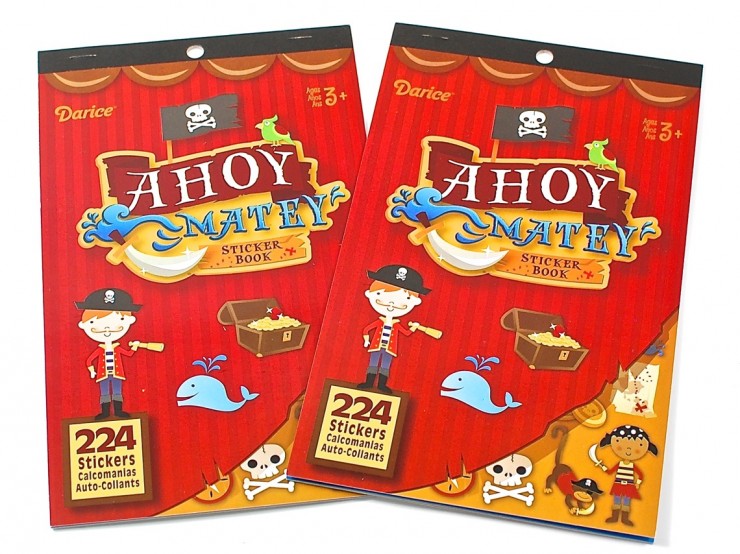 pirate sticker books