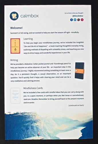 Calmbox july
