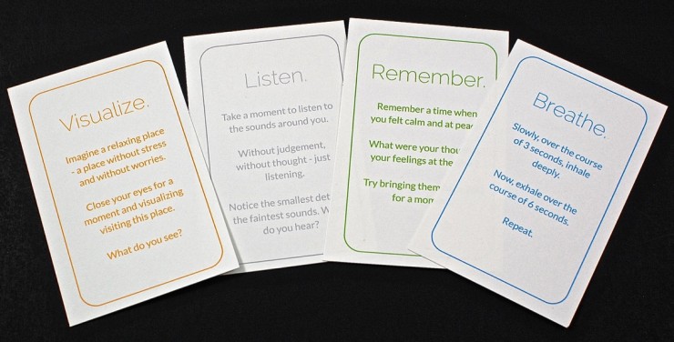 Mindfulness cards