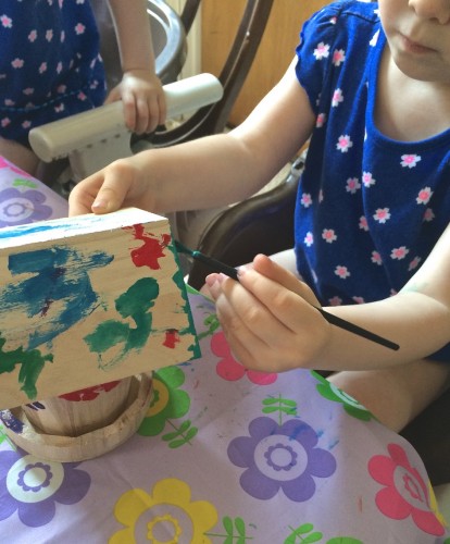 painting fairy house