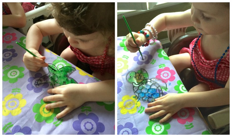 painting sun catchers