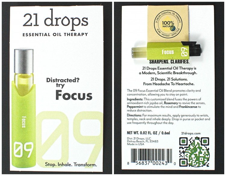 21 Drops focus