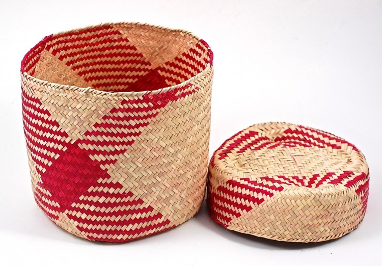 palm leaf basket