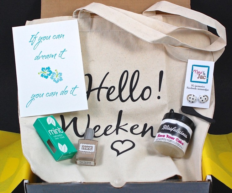 Hello! Bliss Box August 2015 Review