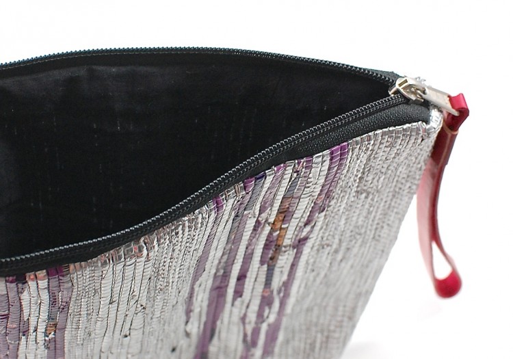 recycled bag inside