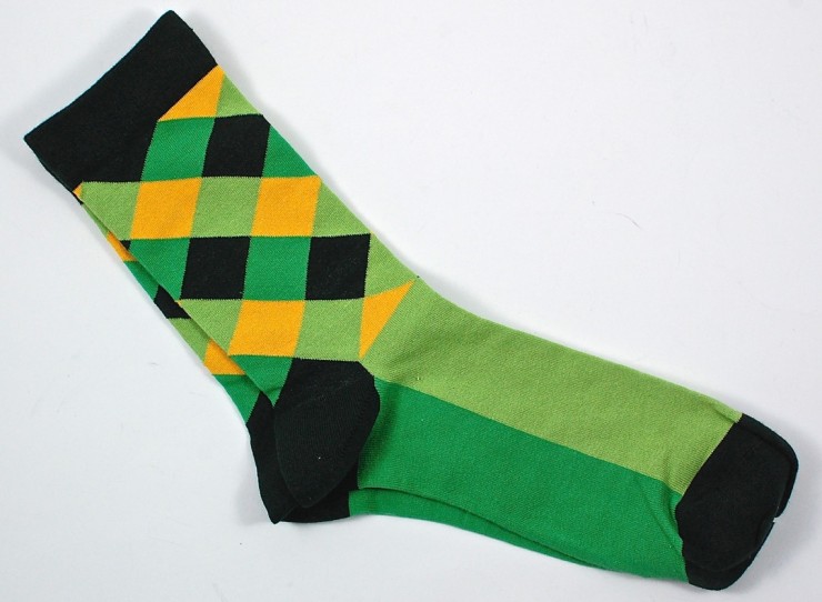 green socks