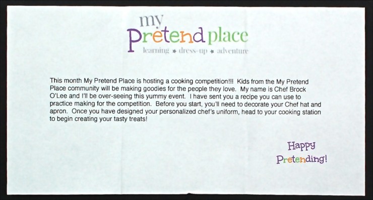 My Pretend Place chef
