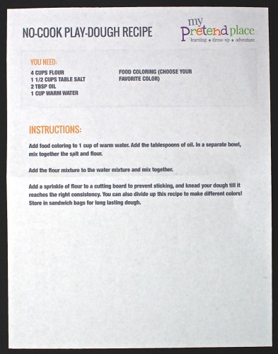 Play Dough recipe