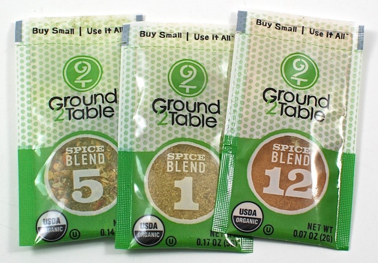 Ground 2 Table spices