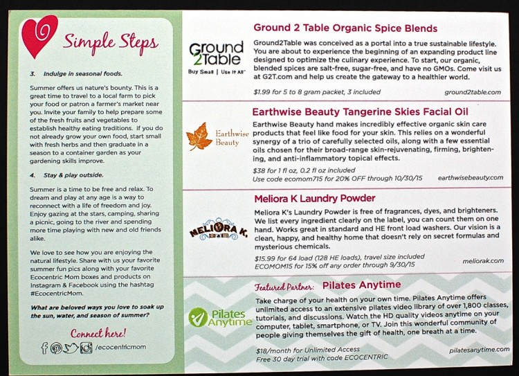 Ecocentric Mom August 2015