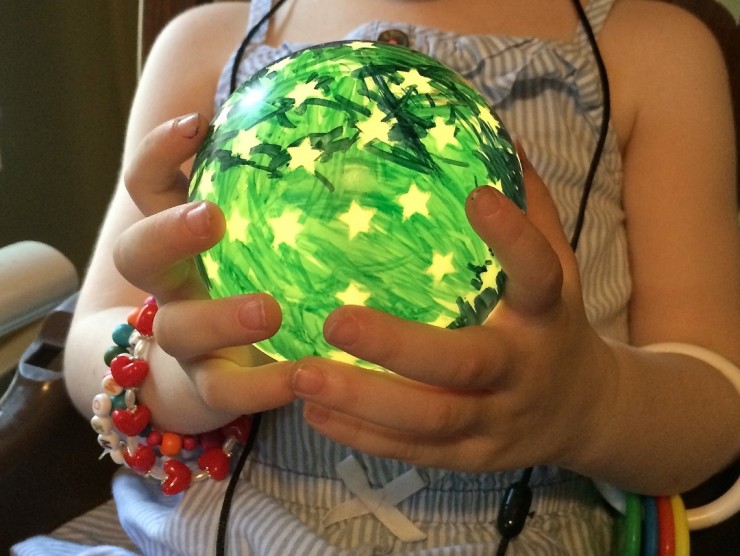 light up globe
