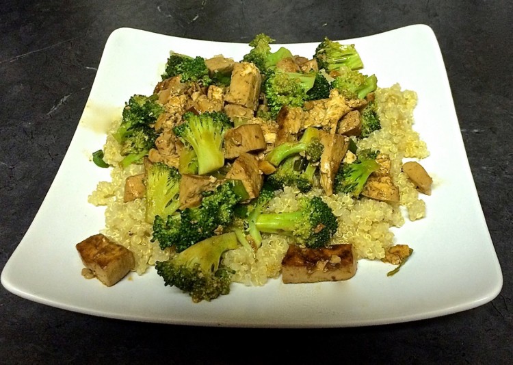 tofu quinoa bowl