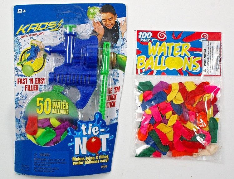 water balloons