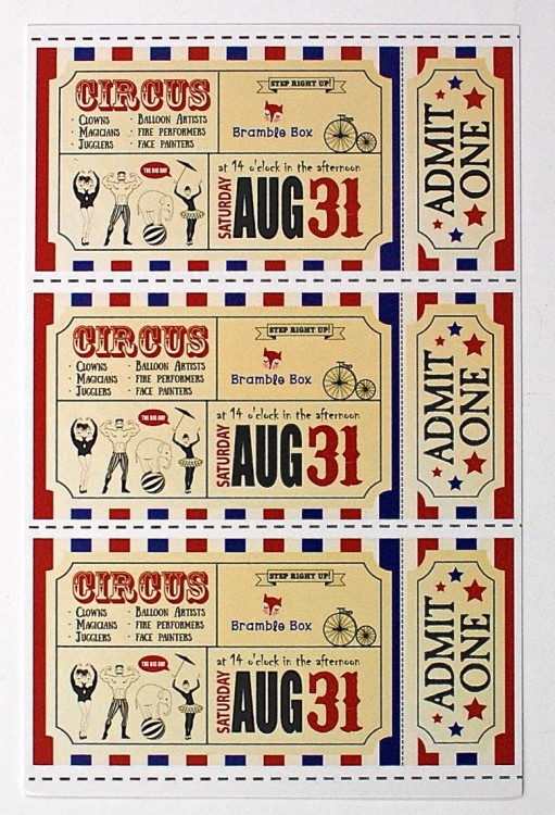 circus tickets