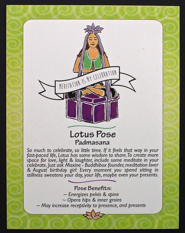 yoga pose card