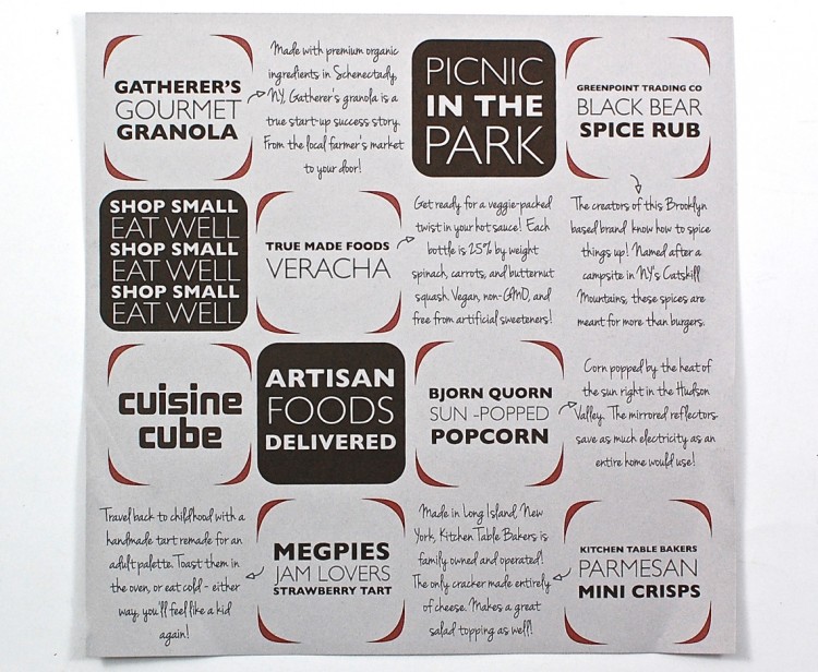 Cuisine Cube August 2015