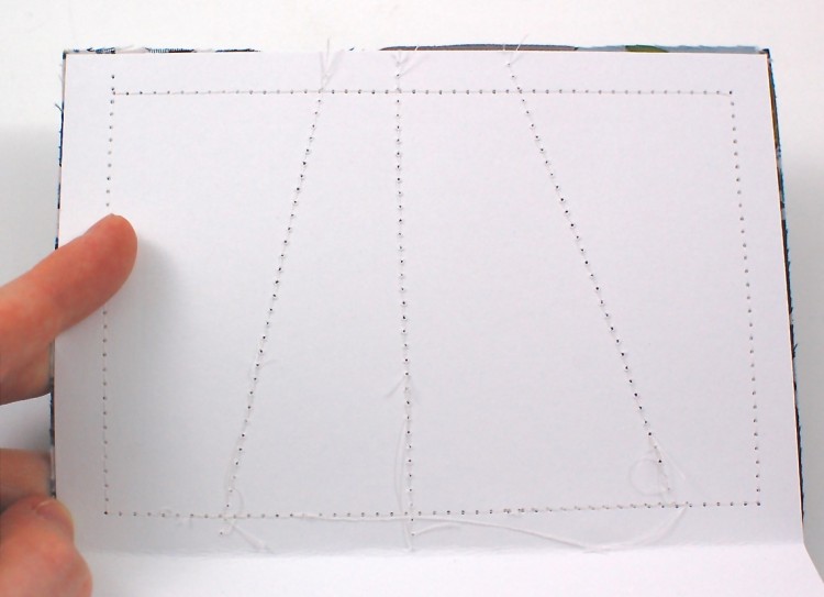 stitched greeting card