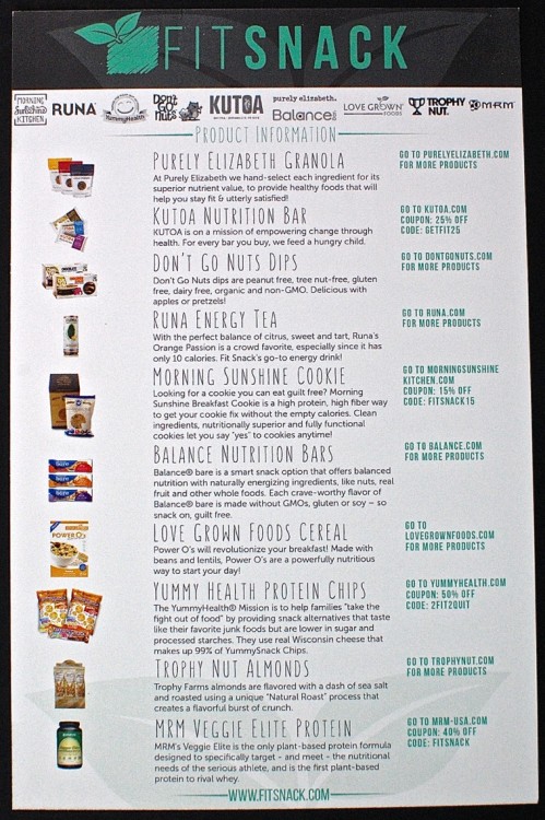 Fit Snack August 2015