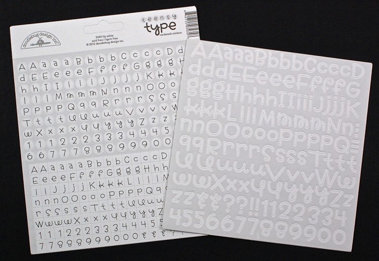 scrapbooking letters