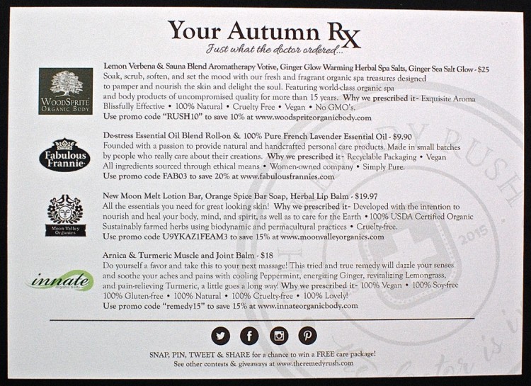 Autumn The Remedy Rush