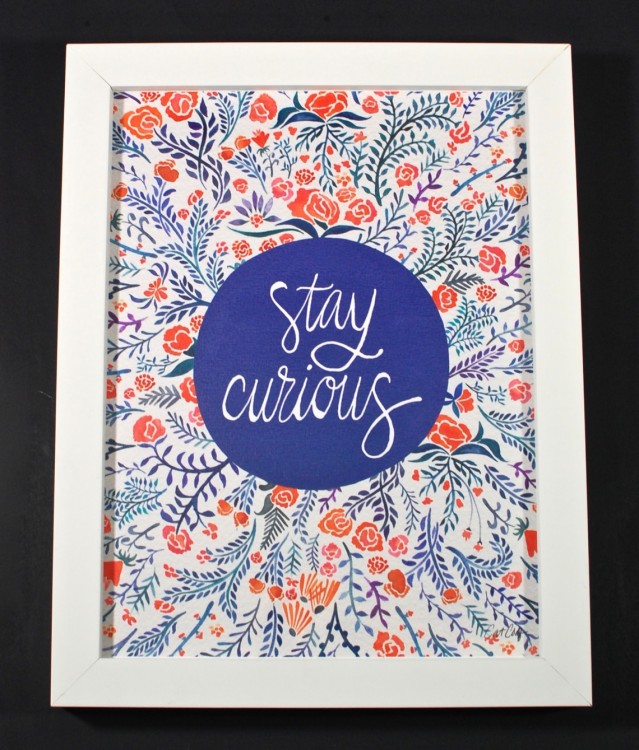 Stay Curious print