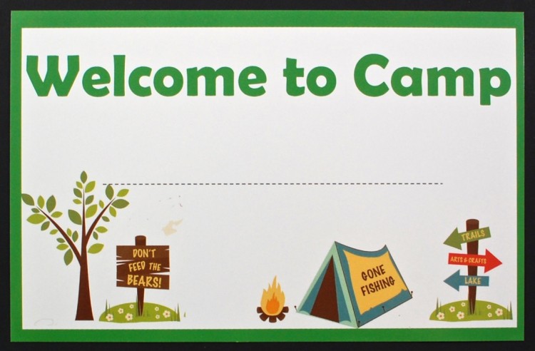 camp sign