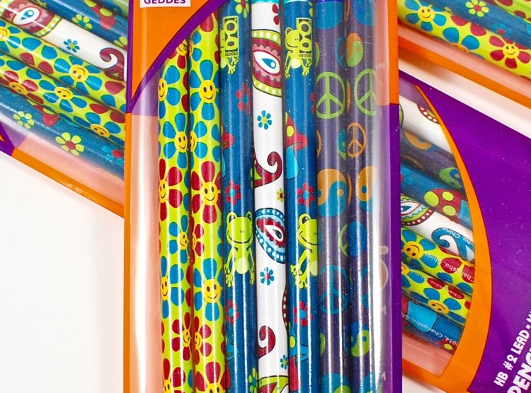retro pencils