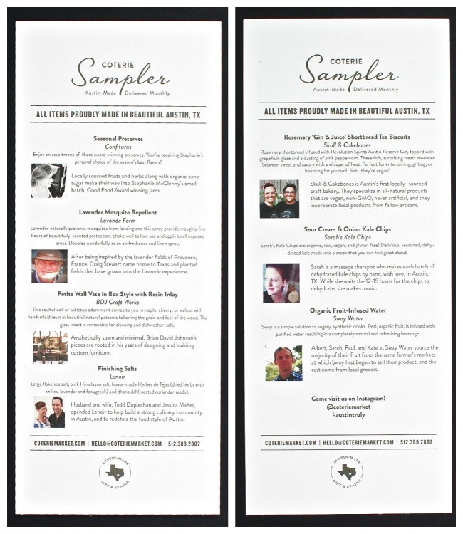 September 2015 Coterie Sampler