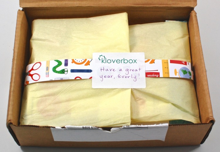 Kloverbox back to school box