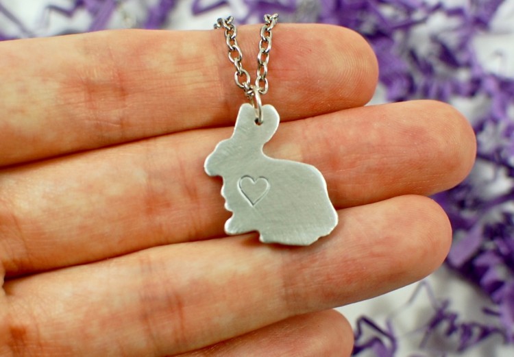 bunny necklace