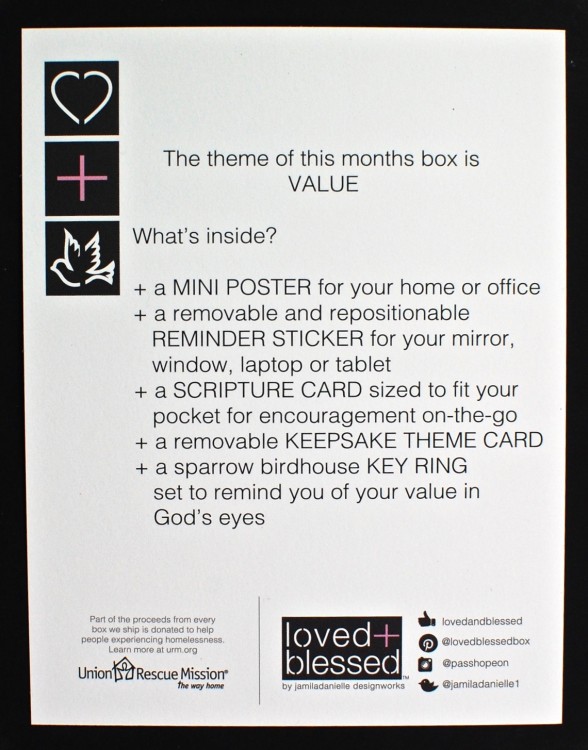 Loved + Blessed September review