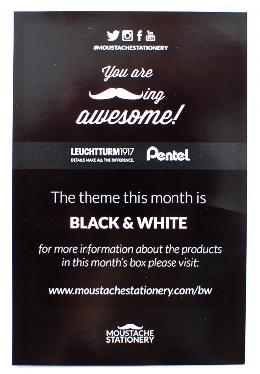Mustache Stationery