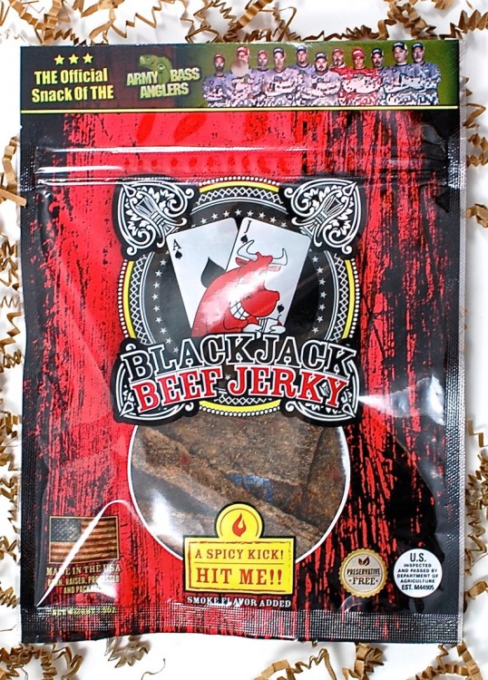 Blackjack beef jerky