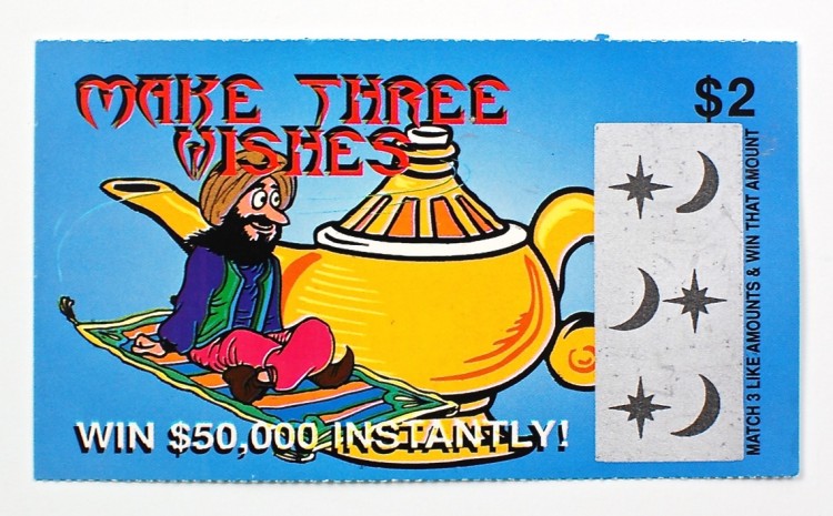 fake lotto ticket