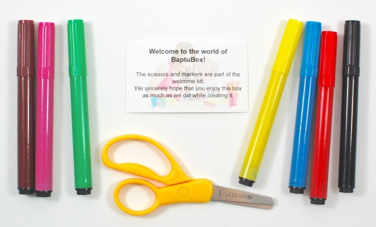 BaptuBox welcome kit