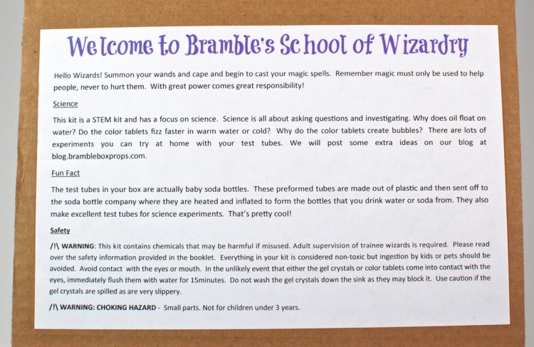 Bramble Box wizards