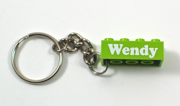 Brick box keychain