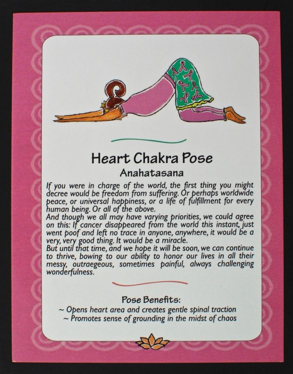 yoga pose card