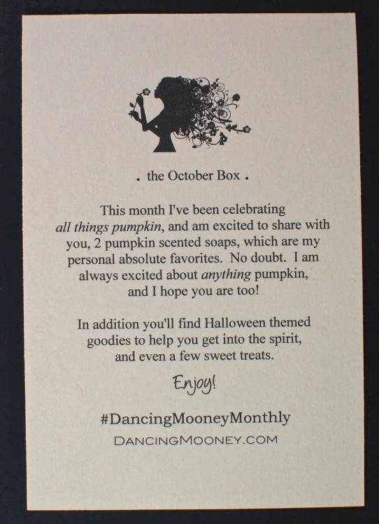 October 2015 DancingMooney box