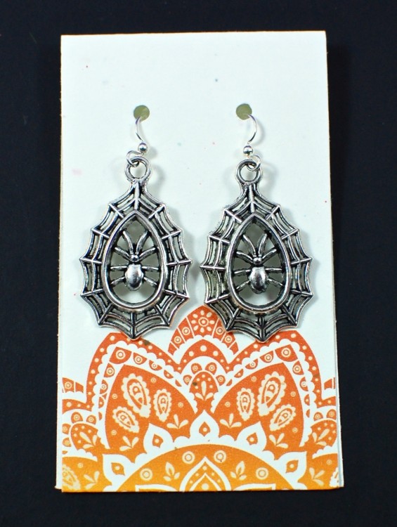 spider earrings