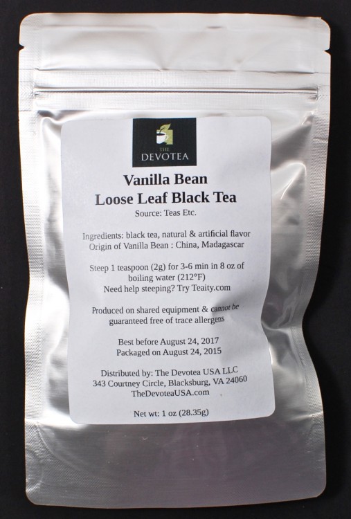 vanilla bean tea