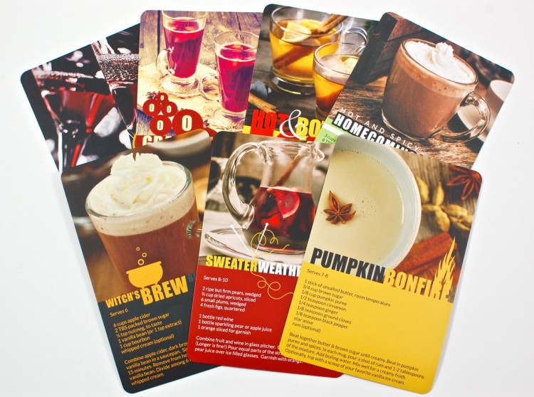 recipe cards