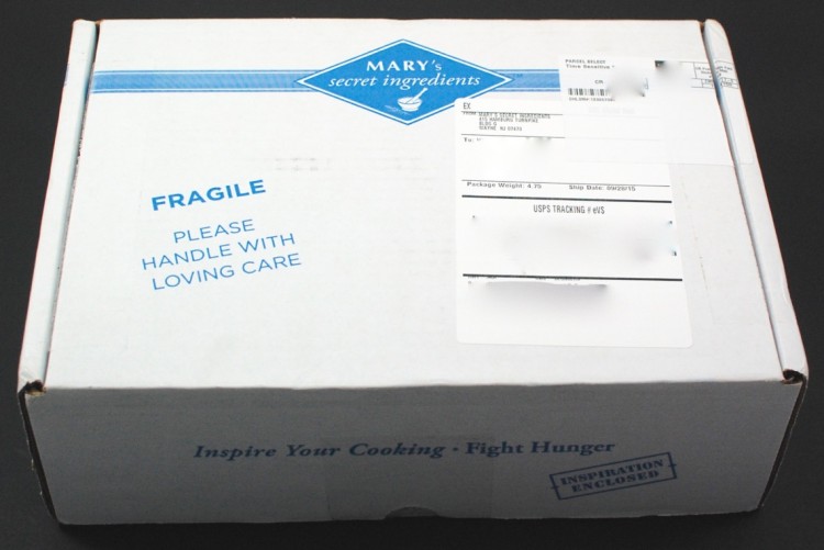 Mary's Secret Ingredients box