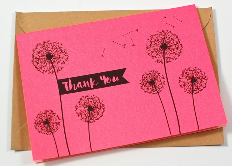 thank you card