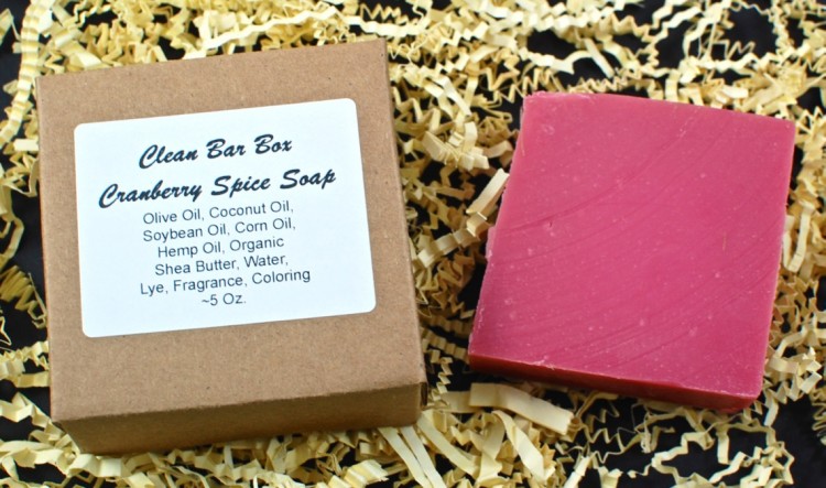 cranberry spice soap