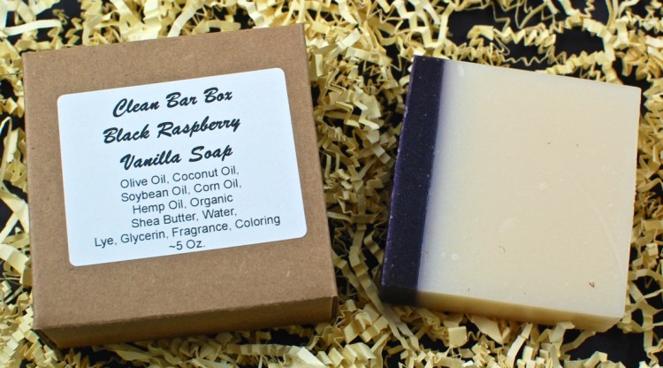 black raspberry vanilla soap