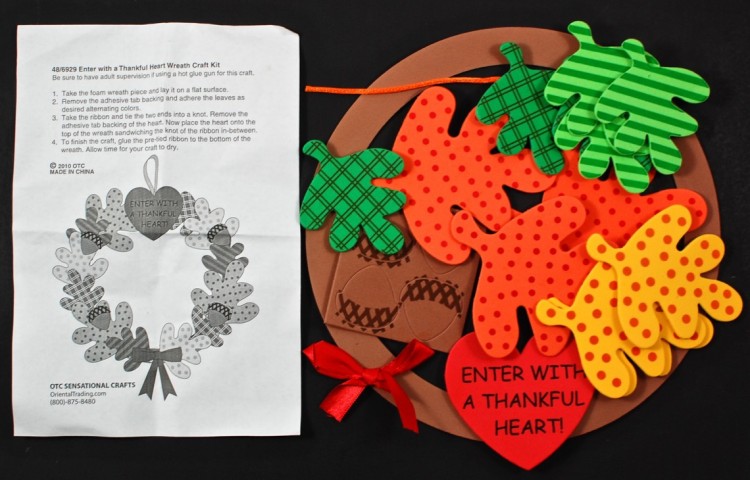 thanksgiving wreath craft