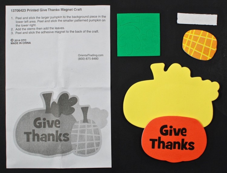 thanksgiving magnet kit