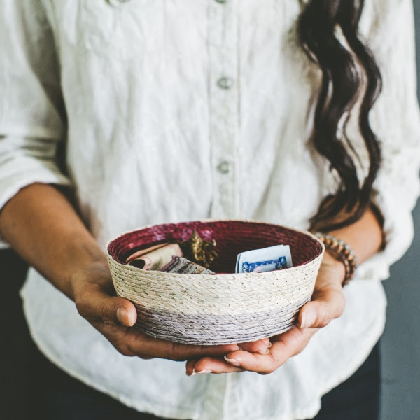 GlobeIn fabric bowl
