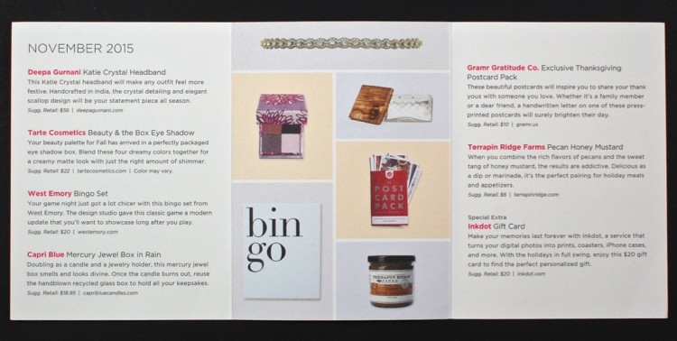 November 2015 POPSUGAR Must Have